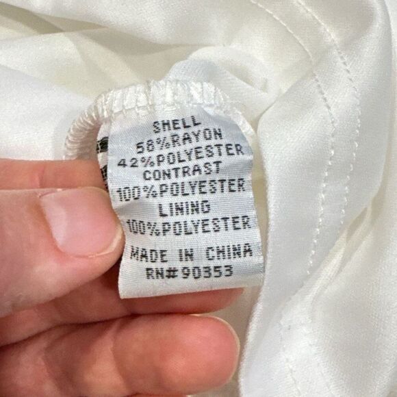 J Gee white dress petite XL - Picture 4 of 6